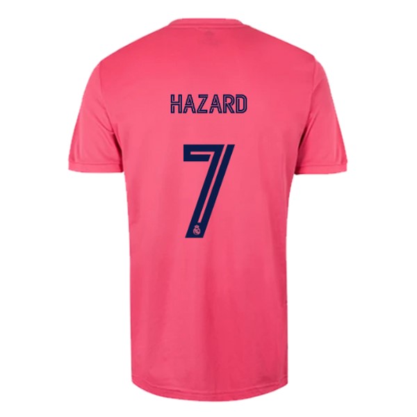 Maillot Football Real Madrid Exterieur NO.7 Hazard 2020-21 Rose